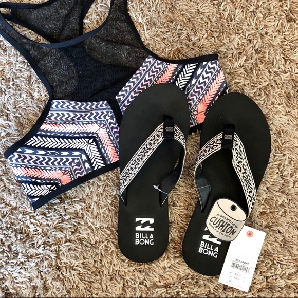 Billabong Shoes - Billabong || Blk Flip Flops